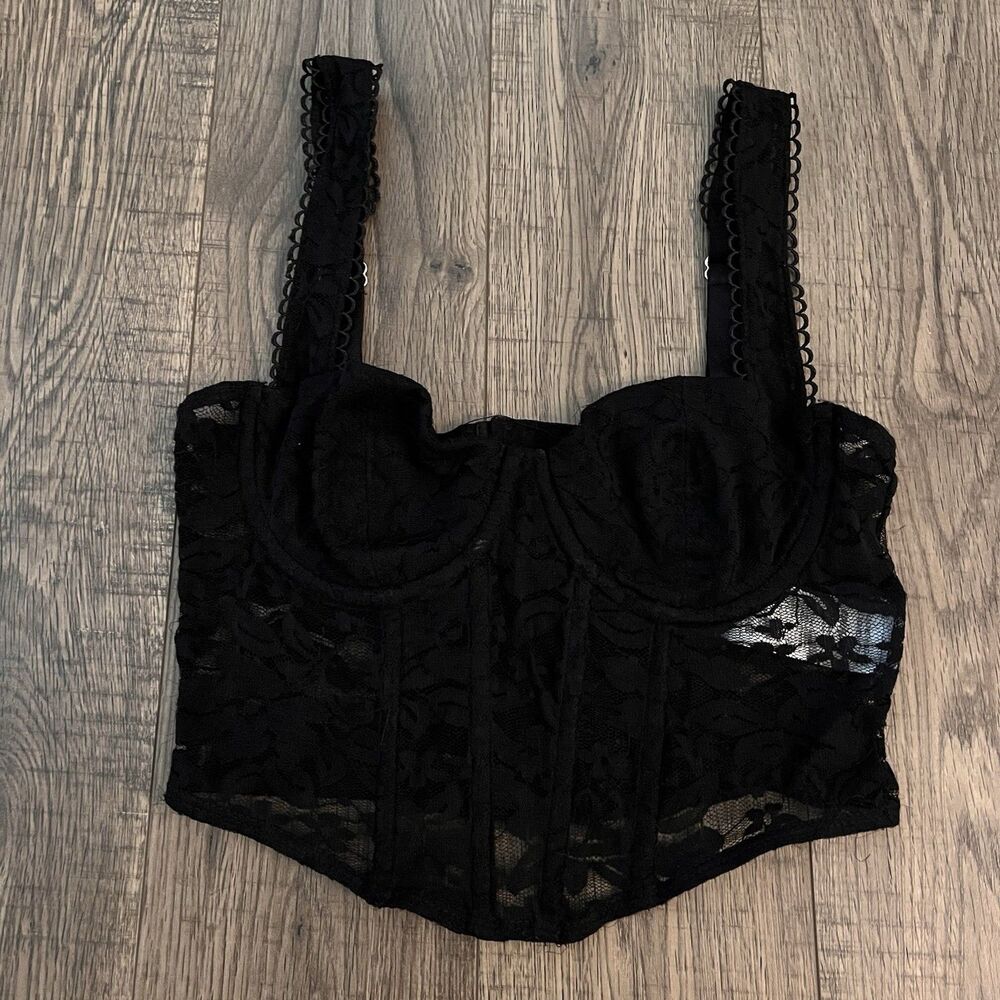 Edikted Lace Corset XS‎ Black